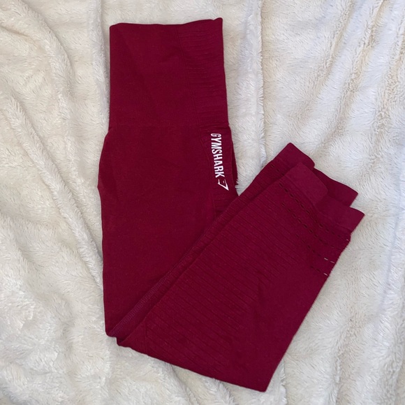 Gymshark Energy + Seamless Crop Beet Leggings - Picture 2 of 3